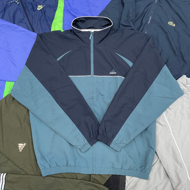 10KG Vintage Branded Shell Track Jackets 80's/90's
