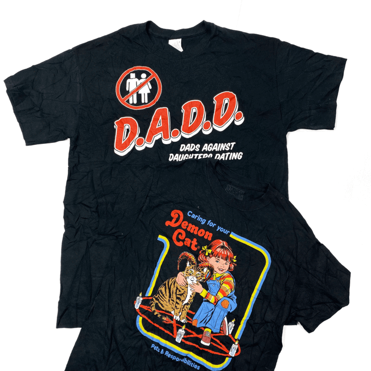 10KG Vintage Graphic Printed T-Shirts