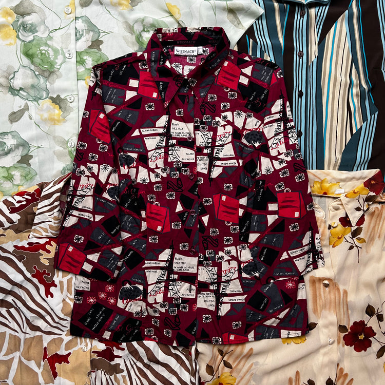 10KG Vintage Printed Blouses