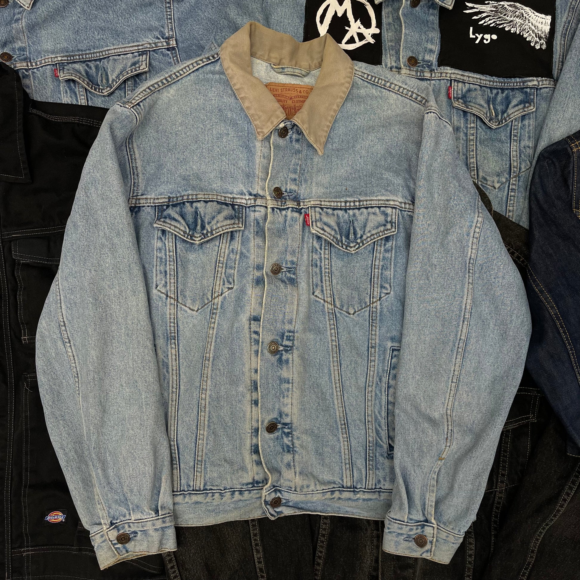 10KG Vintage Branded Denim Jackets