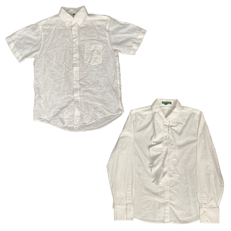 10KG Vintage White Blouses Mix